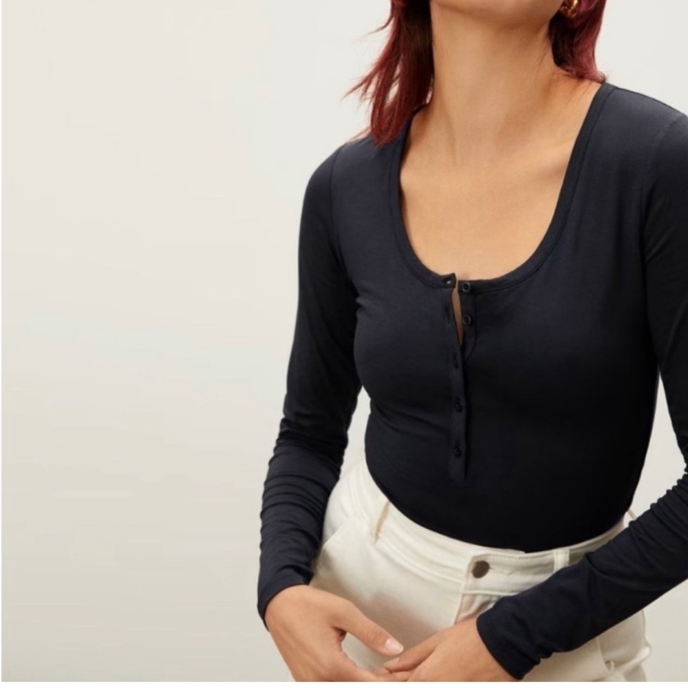 NWT Everlane cotton Henley